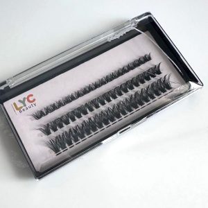 Накладные ресницы с клеем микс 20D, длина 8-10-12 мм (дисконт)